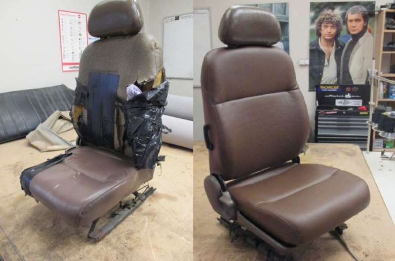 Truck seat COF repair