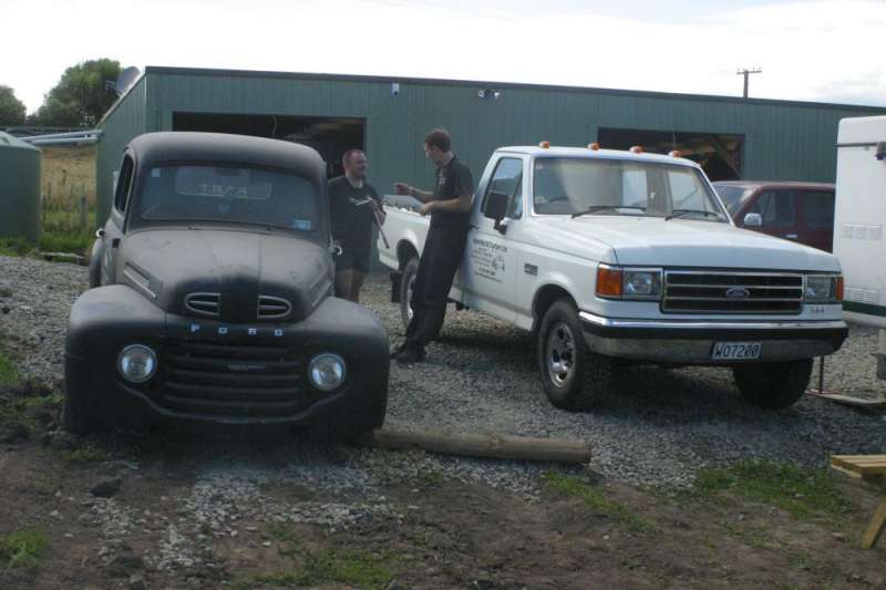 1948 Ford Bonus and 1993 Ford F150